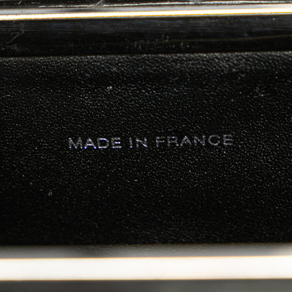 Chanel Quilted Patent Leather Box Handbag