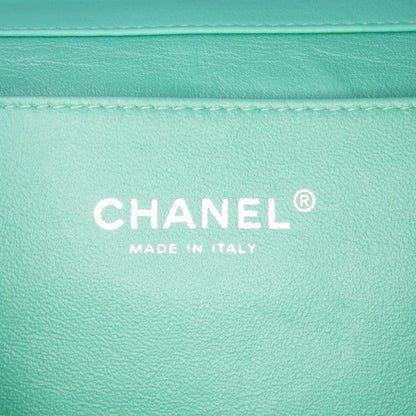 Chanel Quilted Patent New Clutch on Chain