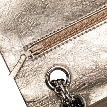 Chanel Reissue 2.55 Aged Metallic Calfskin Double Flap 225