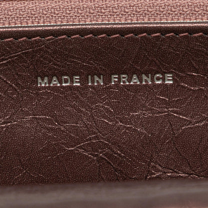 Chanel Reissue 2.55 Quilted Metallic Aged Calfskin Wallet on Chain