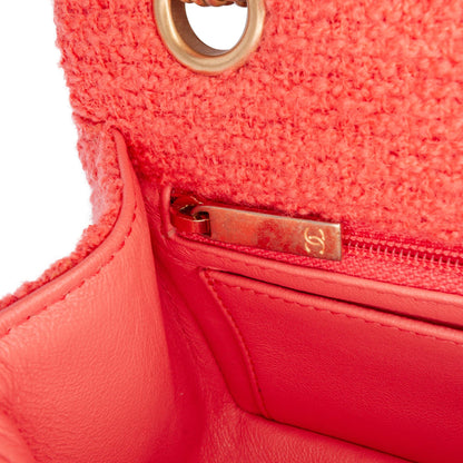 Chanel Reissue 2.55 Quilted Tweed Single Flap 224