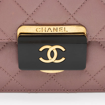 Chanel Sheepskin Beauty Lock Medium Flap Bag