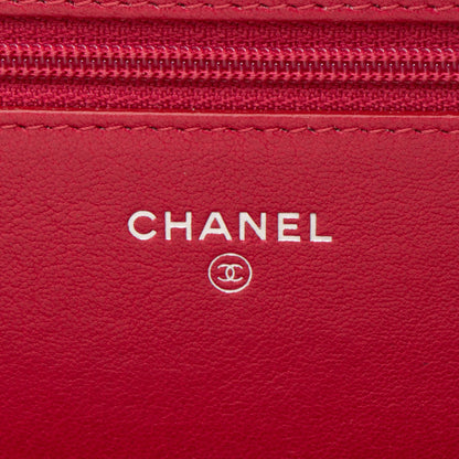 Chanel Sheepskin Mademoiselle Vintage Wallet on Chain