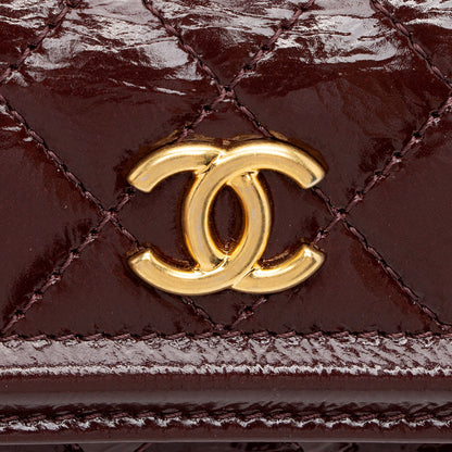 Chanel Shiny Aged Calfskin Flap Belt Bag (SHF-lqkDBp)