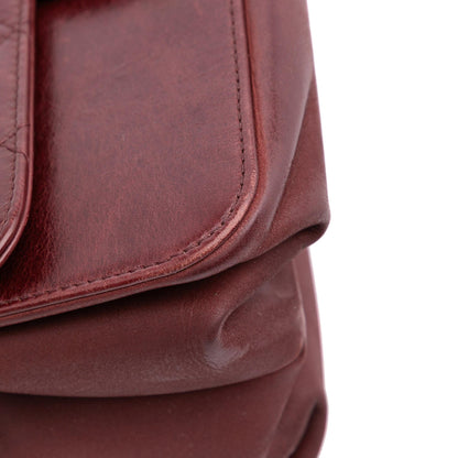 Chanel Small Aged Calfskin Straight Lined Flap