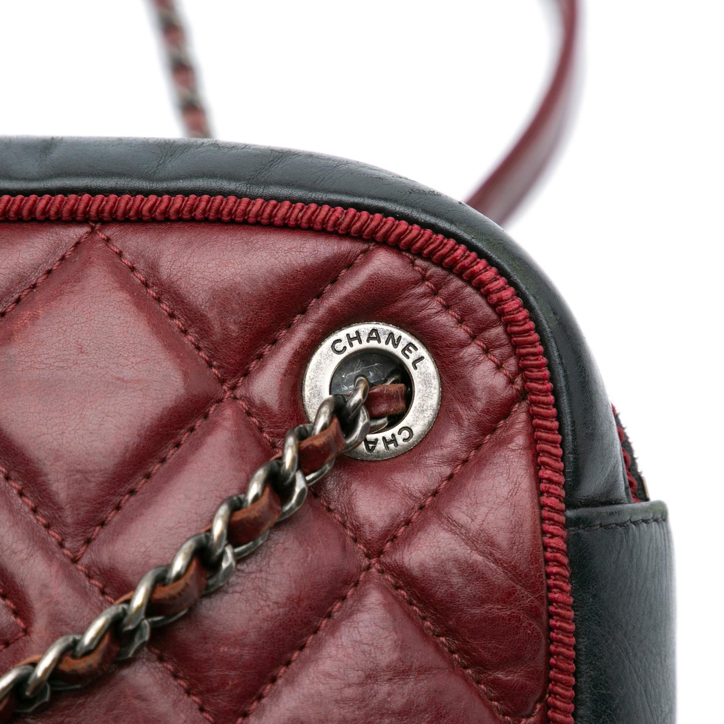 Chanel Small Bicolor Quilted Calfskin Ballerine Camera Bag