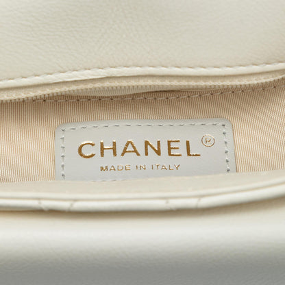 Chanel Small CC Quilted Calfskin Messenger Flap