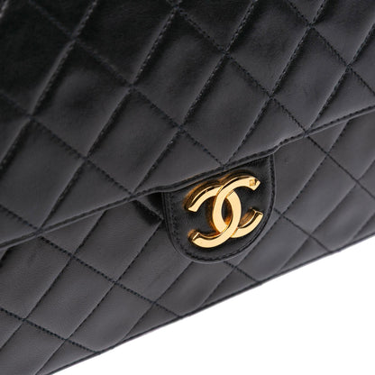 Chanel Small CC Quilted Lambskin Half Single Flap