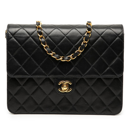 Chanel Small CC Quilted Lambskin Single Flap