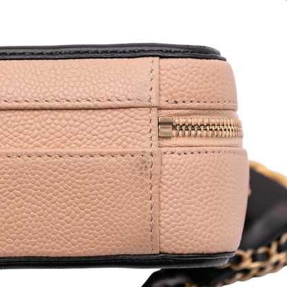 Chanel Small Caviar CC Filigree Vanity Case