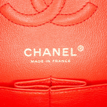Chanel Small Classic Chevron Lambskin Double Flap