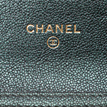 Chanel Small Iridescent Caviar Single Flap