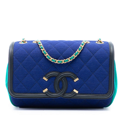 Chanel Small Jersey CC Filigree Flap