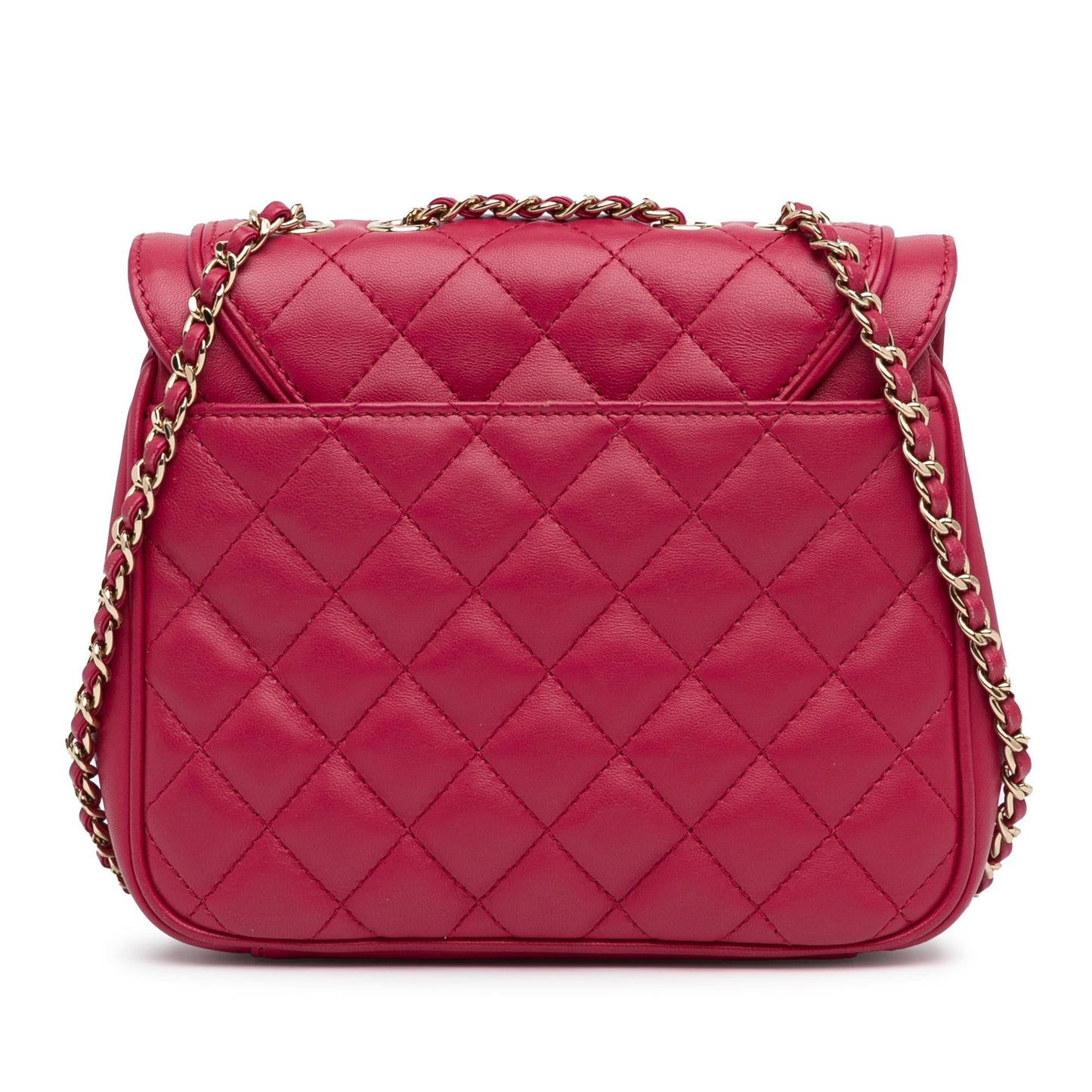 Chanel Small Lambskin Lovely Day Flap (SHG-3FI4mw)