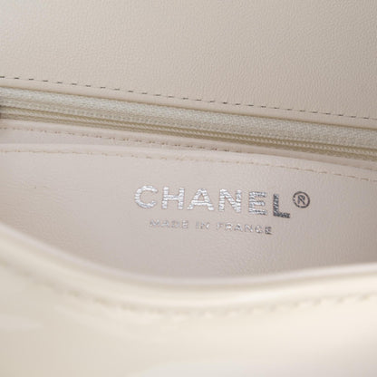 Chanel Small Patent Camellia Single Flap