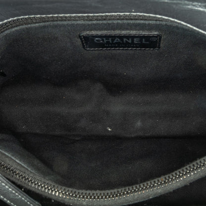 Chanel Small Quilted Aged Calfskin Coco Top Handle Bag