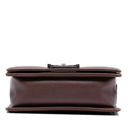 Chanel Small Quilted Lambskin Wild Stitch Boy Flap