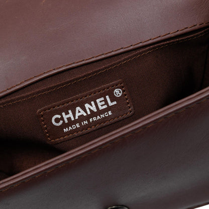 Chanel Small Quilted Lambskin Wild Stitch Boy Flap