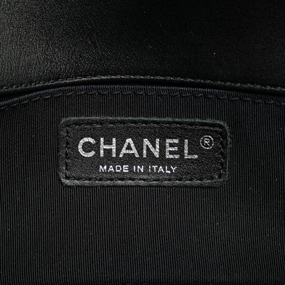 Chanel Small Quilted Patent Boy Flap