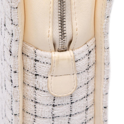 Chanel Small Tweed and Resin Zipped Shopping Bag
