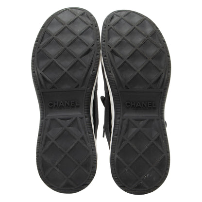 Chanel Suede CC Sneakers - Size 10 / 40