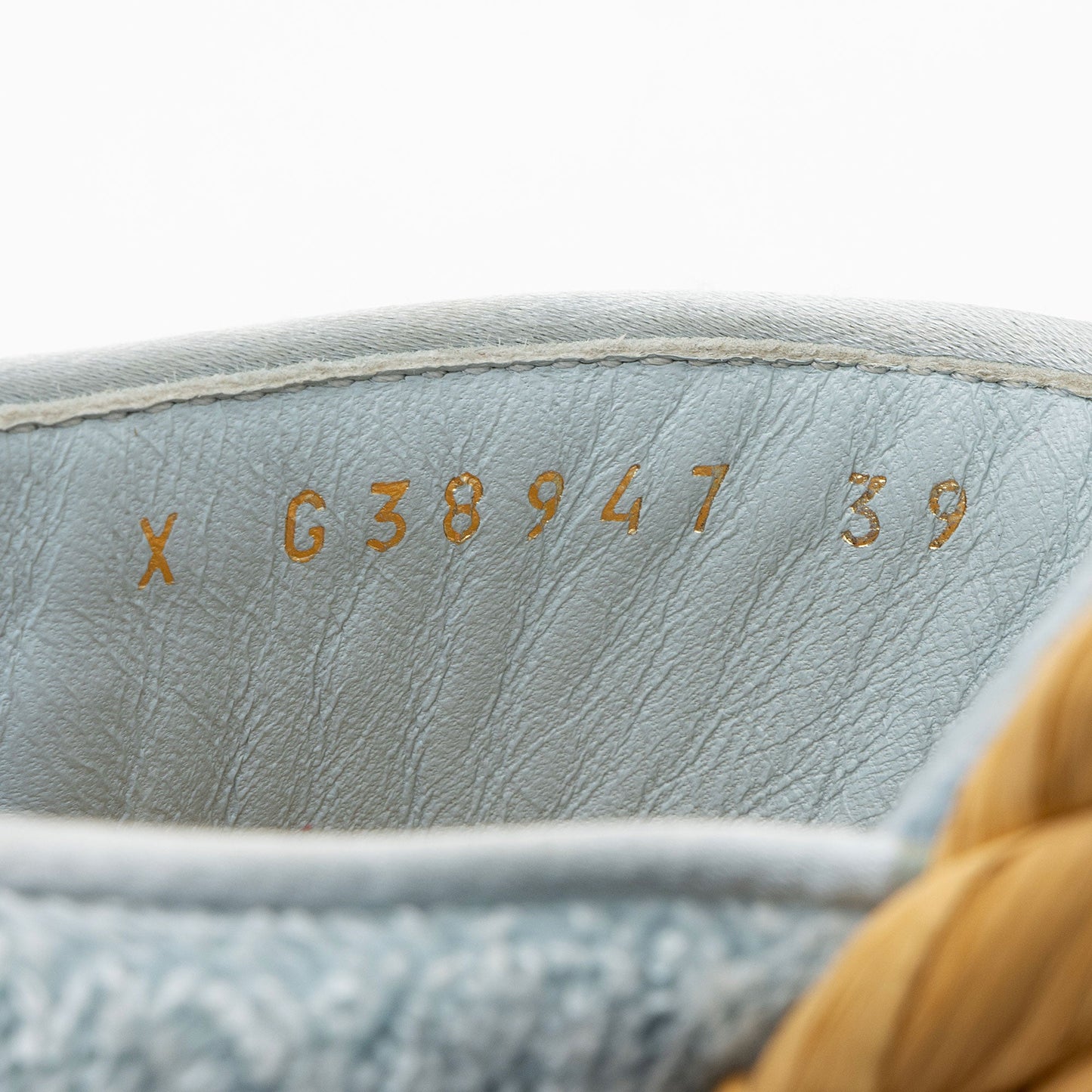 Chanel Terry Cloth Raffia CC Thong Sandals - Size 9 / 39