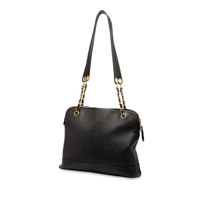 Chanel Triple CC Caviar Shoulder Bag