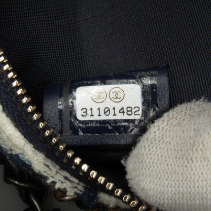 Chanel Tweed 19 Round Clutch with Chain