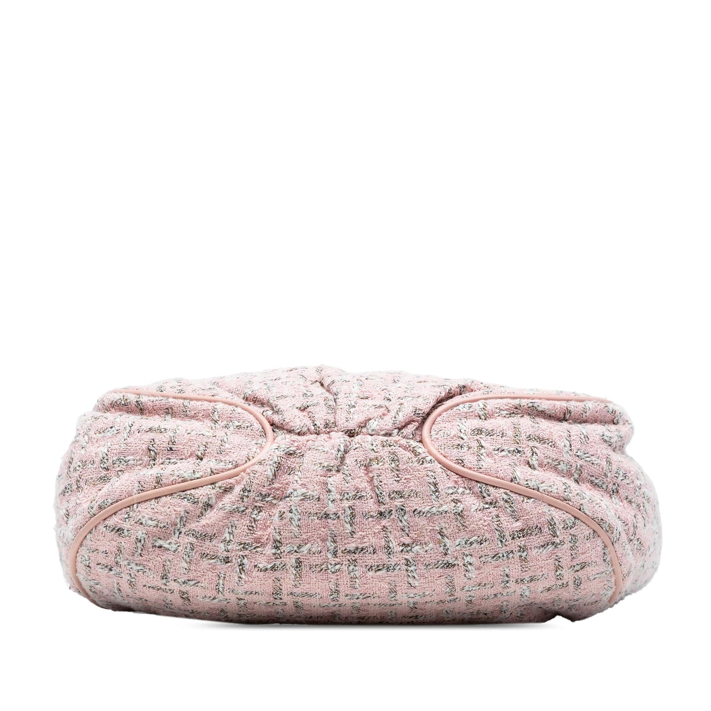Chanel Tweed Boucle Knitting Top Handle Bag