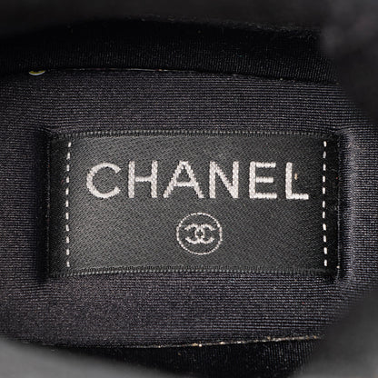 Chanel Tweed CC High Top Sneakers - Size 8.5 / 38.5