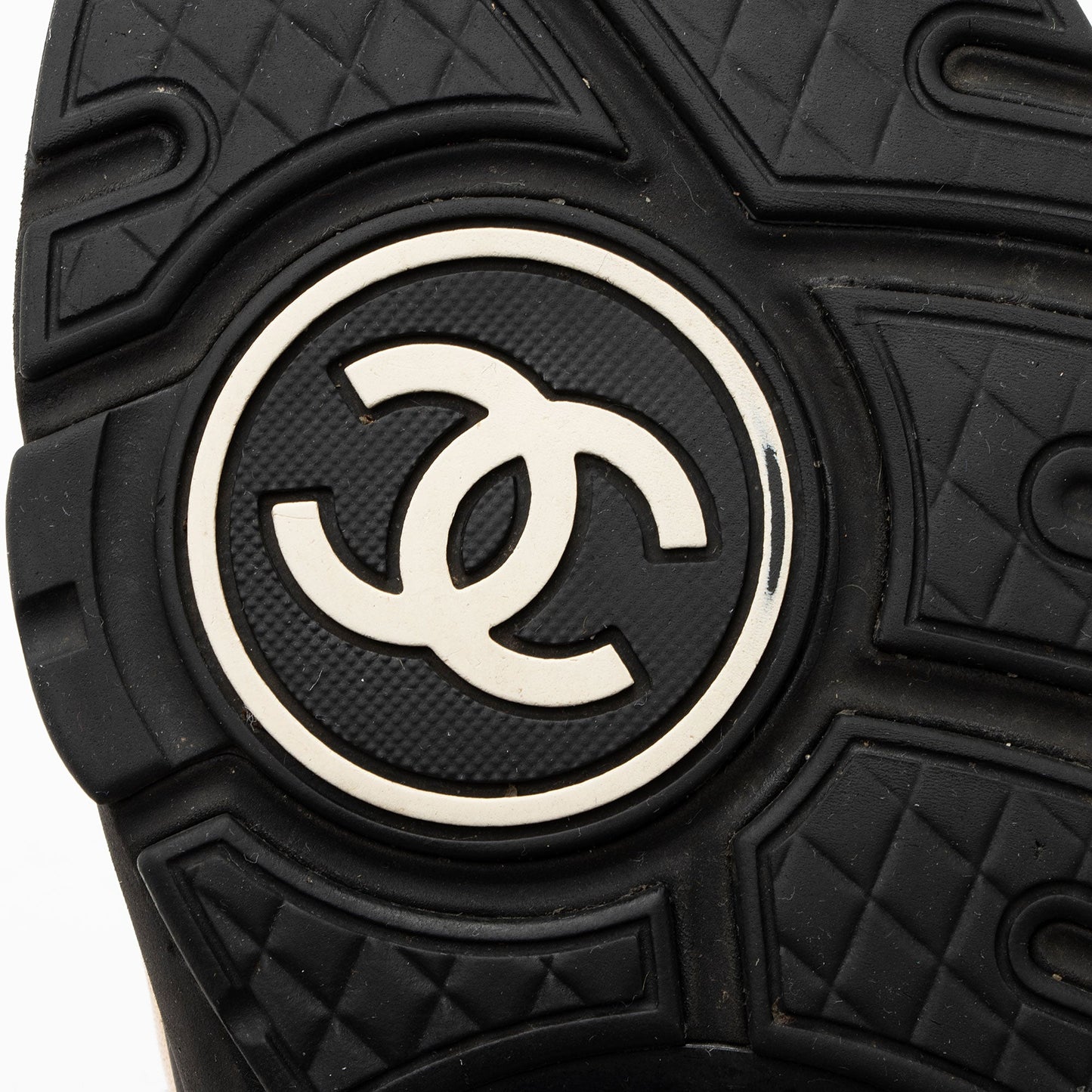 Chanel Tweed CC High Top Sneakers - Size 8.5 / 38.5