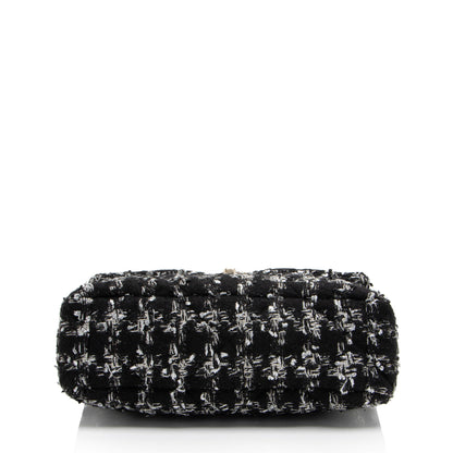 Chanel Tweed Houndstooth 19 Large Flap Shoulder Bag