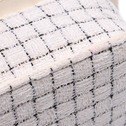 Chanel Tweed and Resin Zipped Shopping Bag