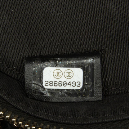 Chanel Velvet Pearl Sequin Round Crossbody
