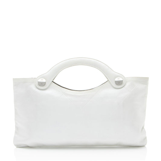 Chanel Vintage Calfskin Flat Tote - FINAL SALE