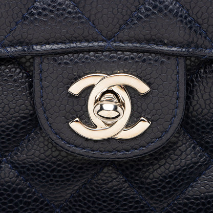 Chanel Vintage Caviar Classic Square Mini Flap Bag