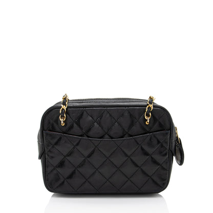 Chanel Vintage Lambskin Chain Camera Bag