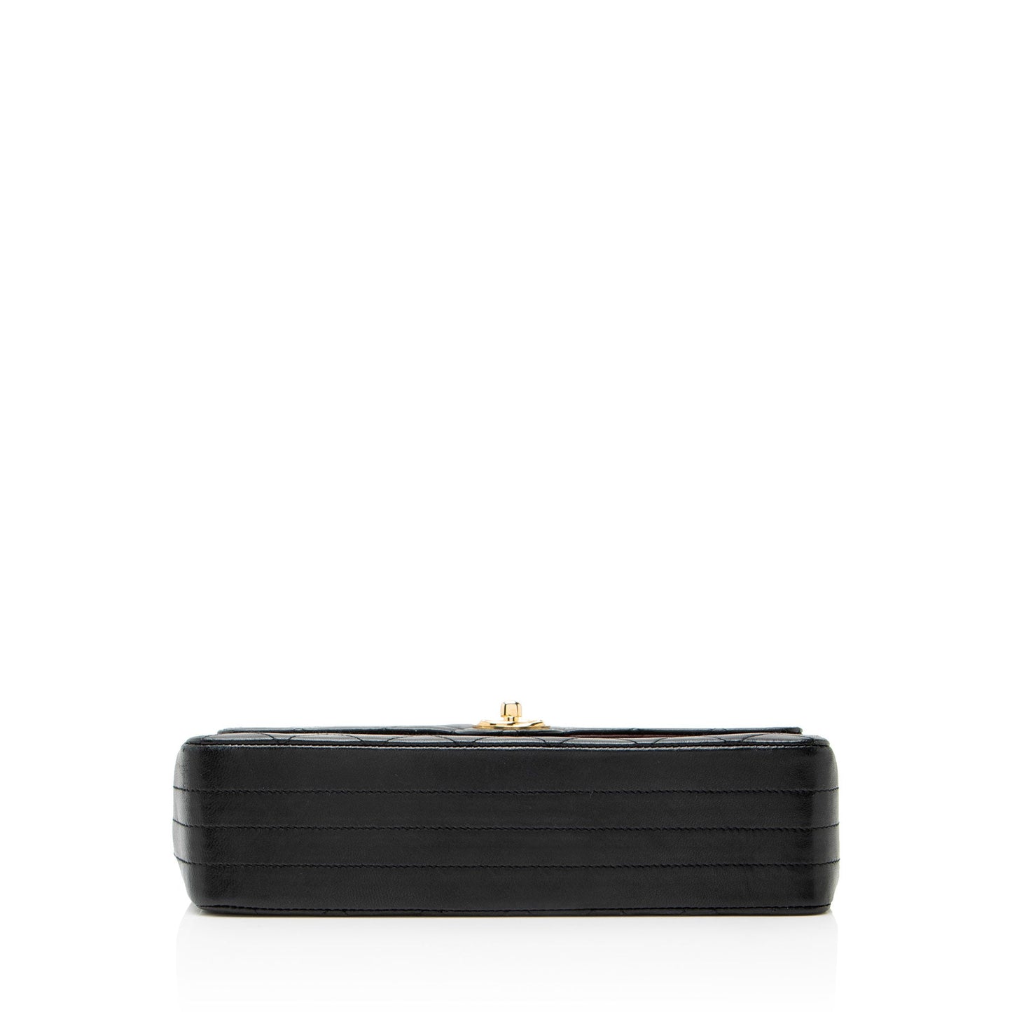 Chanel Vintage Lambskin Circle CC Flap Shoulder Bag