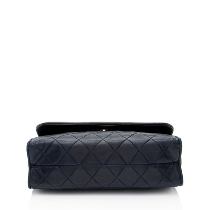 Chanel Vintage Lambskin Tassel Flap Bag