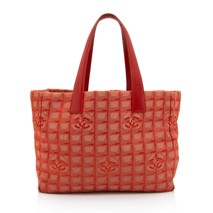 Chanel Vintage Nylon Travel Ligne Large Tote (SHF-sx8m6y)