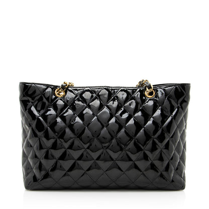 Chanel Vintage Patent Leather CC Tote - FINAL SALE (SHF-19446)