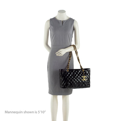 Chanel Vintage Patent Leather CC Tote - FINAL SALE (SHF-19446)