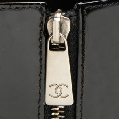 Chanel Vintage Patent Leather Timeless CC Petite Tote