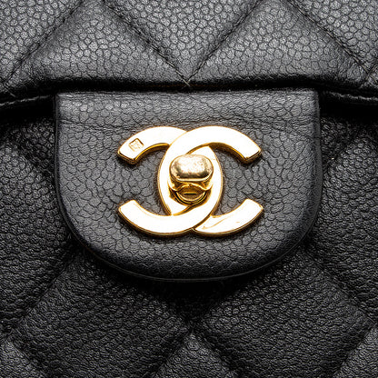 Chanel Vintage Quilted Leather Flap Shoulder Bag (SHF-18935)