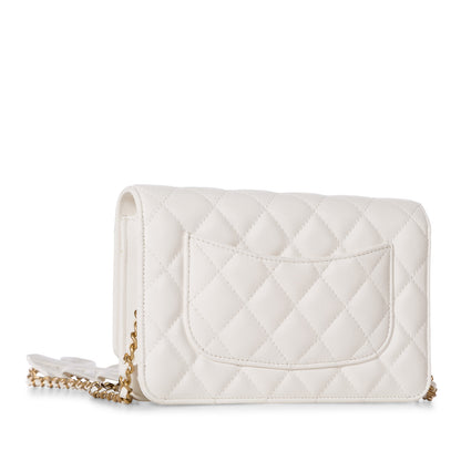 Chanel Fringed Wallet on Chain - Lambskin