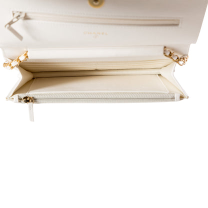 Chanel Fringed Wallet on Chain - Lambskin