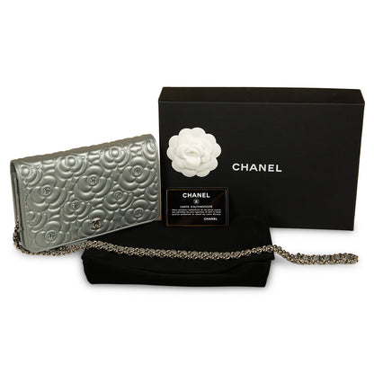 Chanel Camellia Wallet On Chain