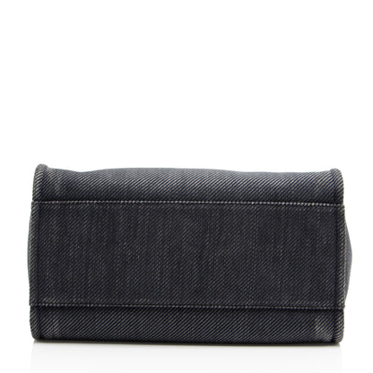 Chanel Woven Straw Deauville Medium Tote