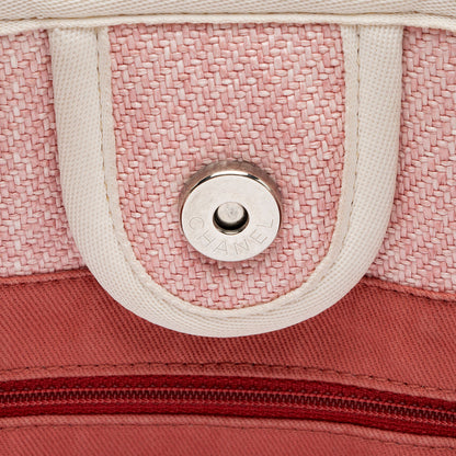 Chanel Woven Straw Deauville Small Tote