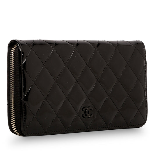 Chanel Zip Around Wallet - Patent